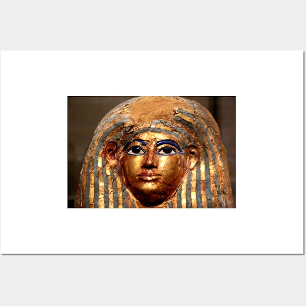 Egyptian death mask Wall Art by annalisa56